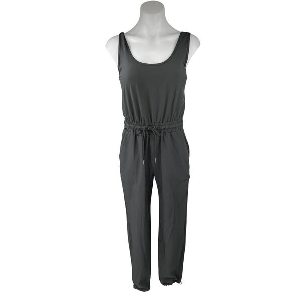 Abercrombie & Fitch Traveler Sleeveless Scoop Neck Drawstring Romper Jumpsuit XS - Picture 1 of 10